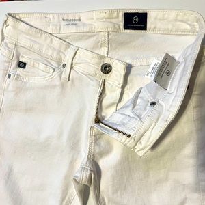 Brand New, w/o Tags never worn AG White Denim Super Skinny Jean